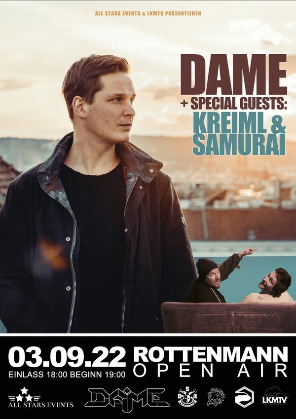 Dame, Kreiml & Samurai Open Air Rottenmann 03.09.2022